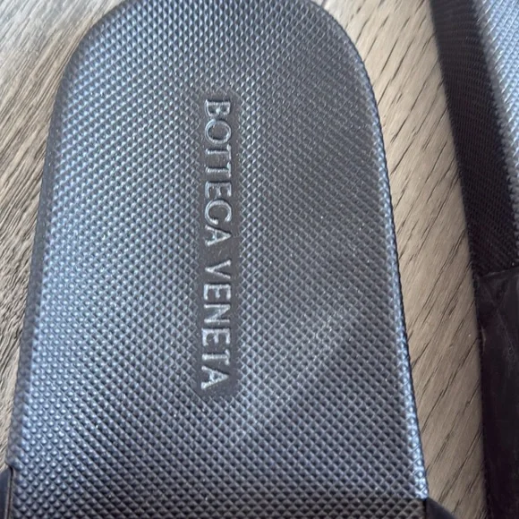 Bottega Veneta Quilted Black Pool Slides